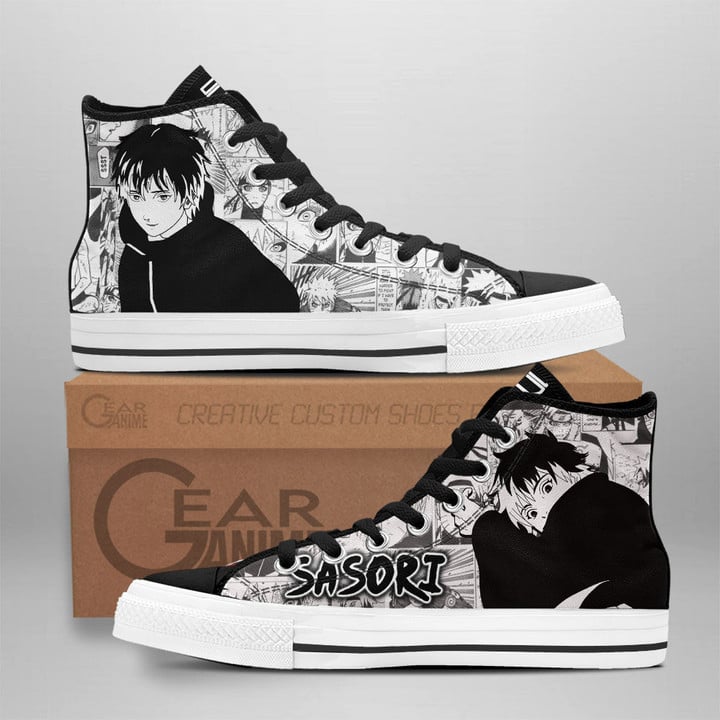 Sasori High Top Shoes Custom Manga Anime Sneakers