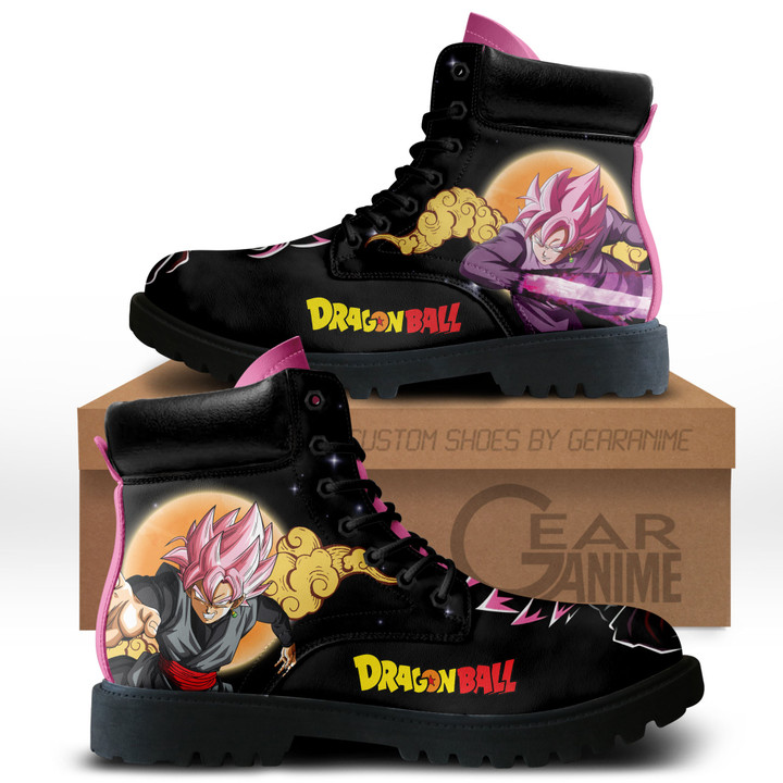Goku Black Rose Boots Dragon Ball Custom Anime ShoesGear Anime