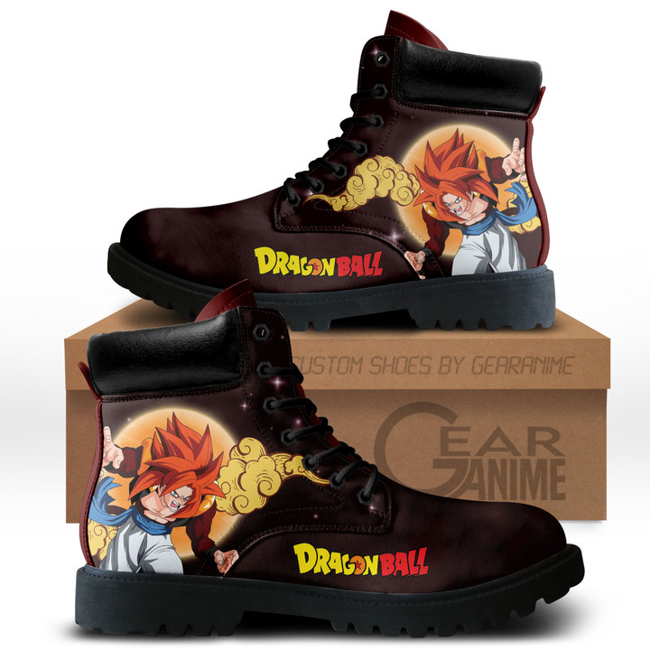 Gogeta Super Saiyan 4 Boots Dragon Ball Custom Anime ShoesGear Anime