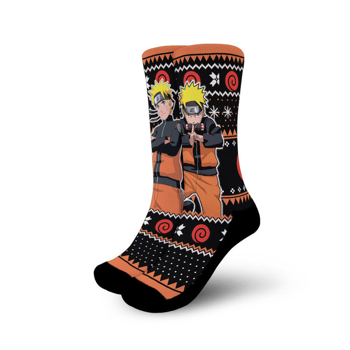 Nrt Uzumaki Socks Custom Ugly Christmas Anime Socks Gear Anime