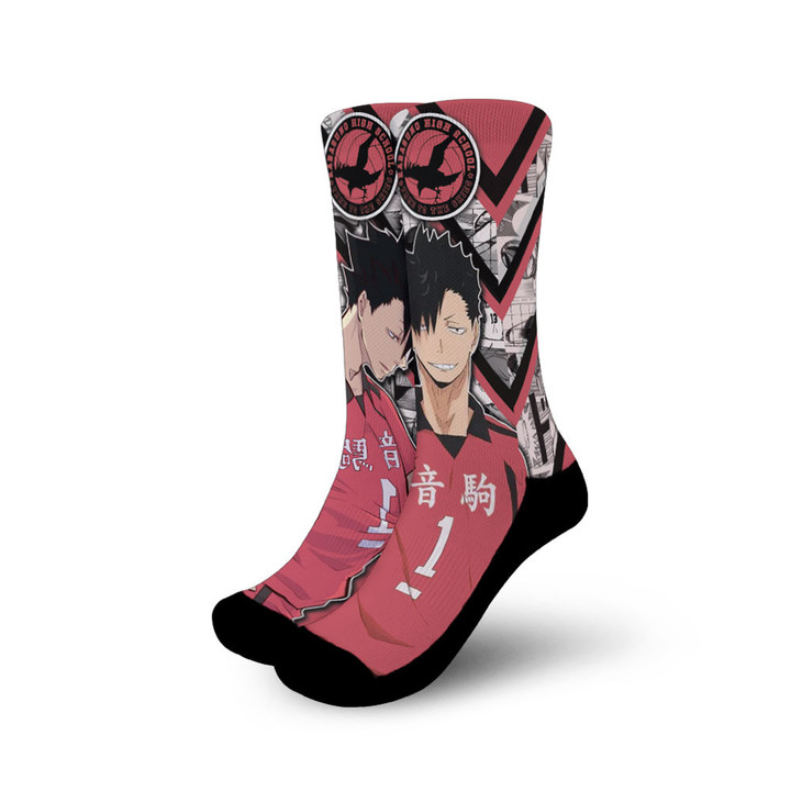 Haikyuu Tetsuro Kuroo Custom Anime Socks For Anime Fans Gear Anime