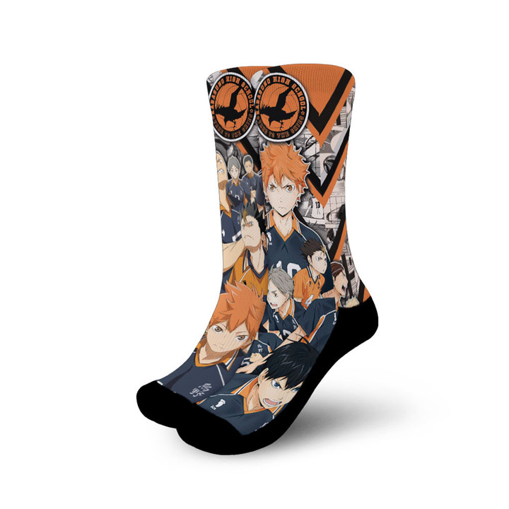 Haikyuu Karasuno Team Custom Anime Socks For Anime Fans Gear Anime