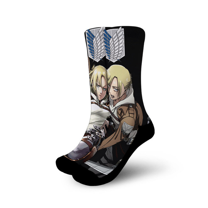 Attack On Titan Annie Leonhart Custom Anime Socks Gear Anime