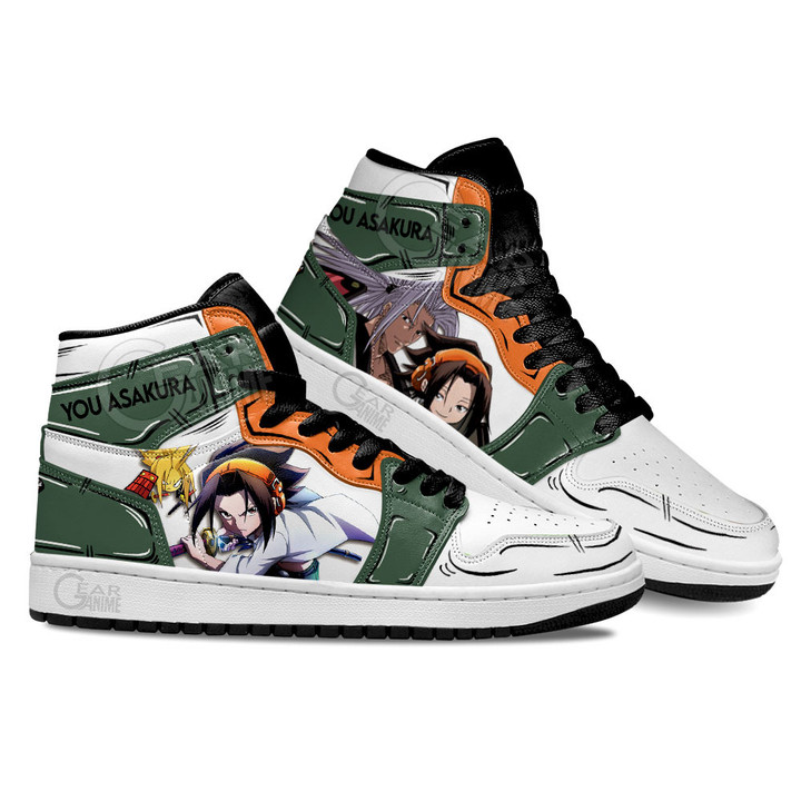 Shaman King Asakura Yoh Shoes Custom For Anime Fans Gear Anime