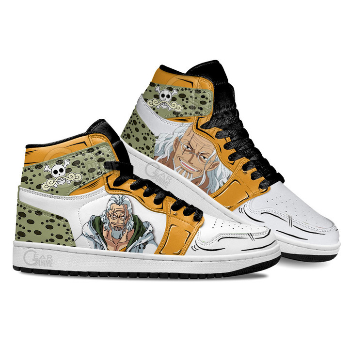 One Piece Silvers Rayleigh Shoes Custom For Anime Fans Gear Anime