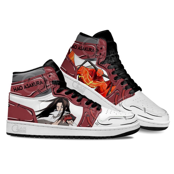 Shaman King Hao Asakura Shoes Custom For Anime Fans Gear Anime