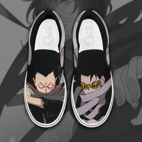 Shouta Aizawa Slip-On Shoes Canvas My Hero Academia Custom Anime Shoes -  GearAnime