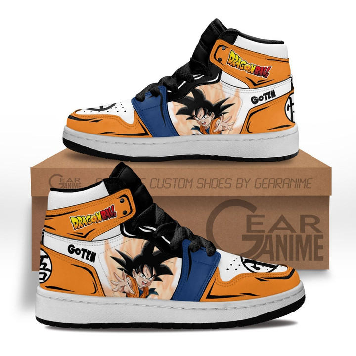 Goten Kids Sneakers Custom Anime Dragon Ball Kids Shoes - 1 - GearAnime
