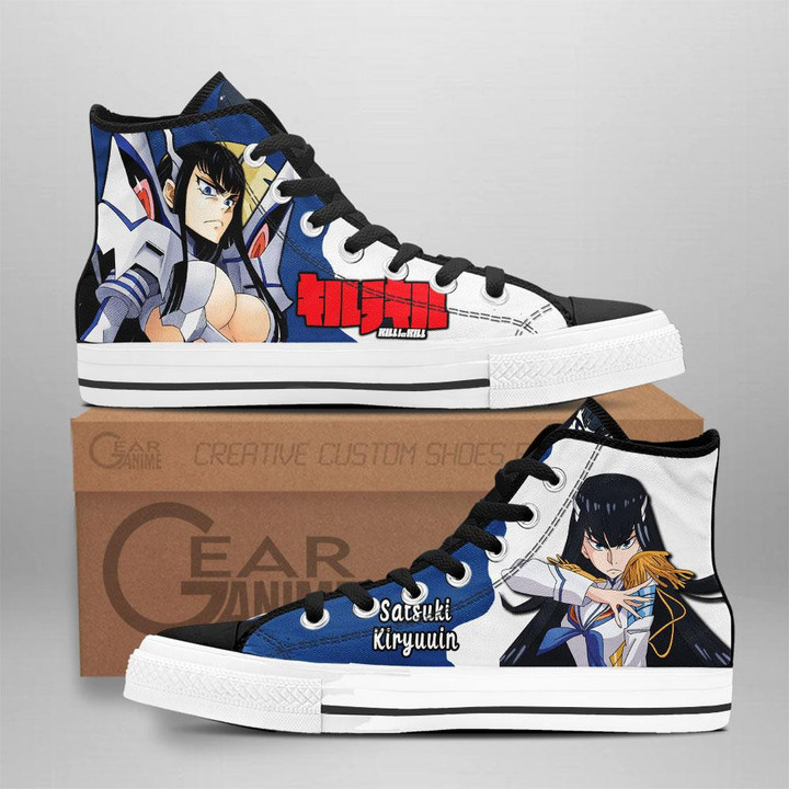 Kill la Kill Satsuki Kiryuuin High Top Shoes Custom Anime Sneakers - 1 - GearAnime