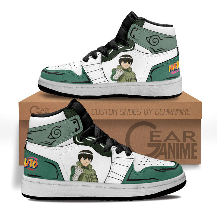 Rock Lee Kids Sneakers Custom Anime NRT Kids Shoes - 1 - GearAnime