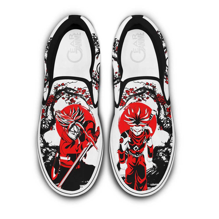 Trunks Slip On Sneakers Custom Japan Style Anime Dragon Ball Shoes - 1 - GearAnime