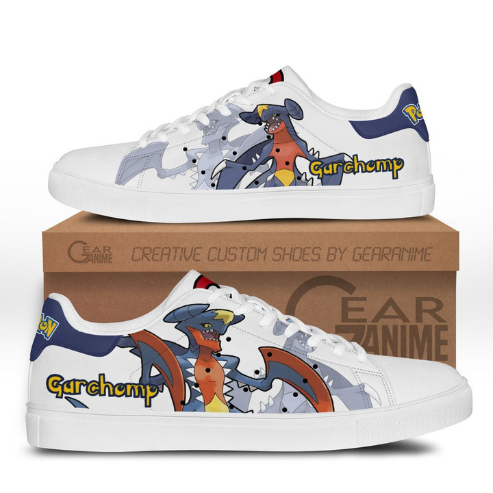 Pokemon Garchomp Skate Sneakers Custom Anime Shoes - 1 - GearAnime