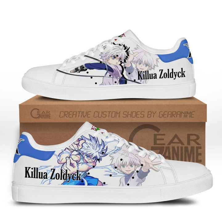 Hunter X Hunter Killua Zoldyck Skate Sneakers Custom Anime Shoes - 1 - GearAnime