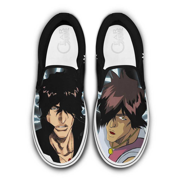 Yasutora Sado Chad Slip On Sneakers Custom Anime Bleach Shoes - 1 - GearAnime