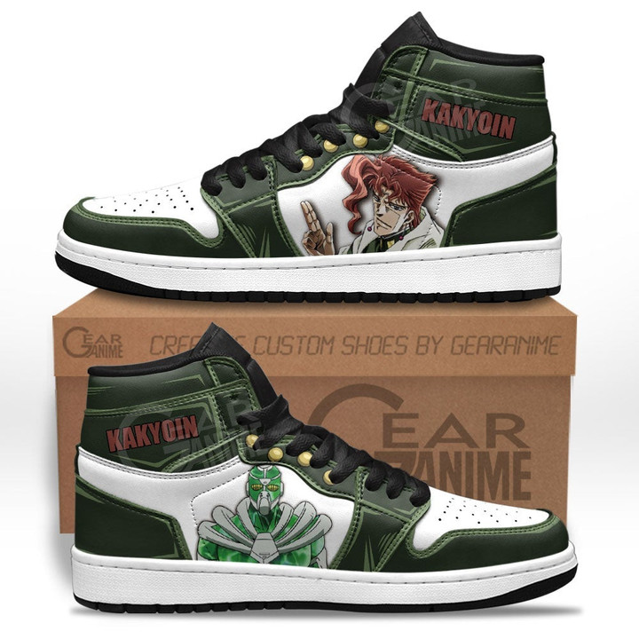 JoJo's Bizarre Adventure Noriaki Kakyoin Sneakers Custom Anime Shoes - 1 - GearAnime