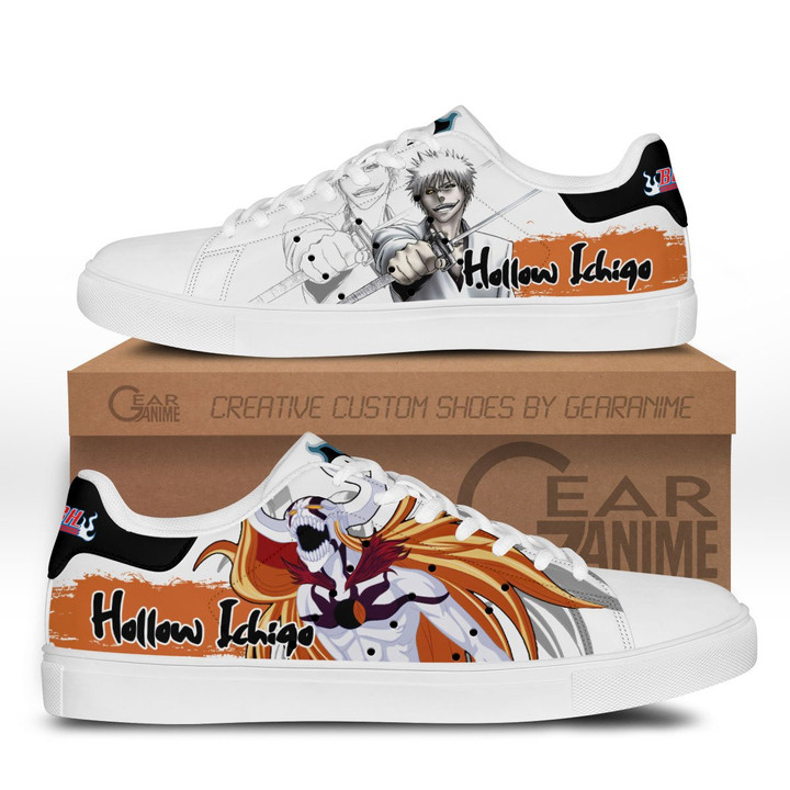 Ichigo Hollow Skate Sneakers Custom Anime Bleach Shoes - 1 - GearAnime
