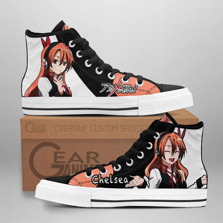 Akame ga Kill Chelsea High Top Shoes Custom Anime Sneakers - 1 - GearAnime