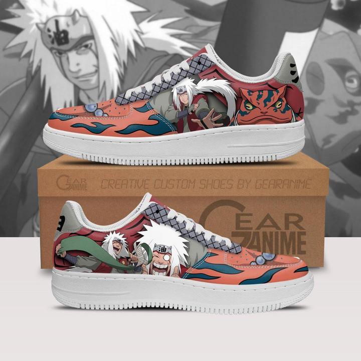 Jiraiya Pervy Sage Air Sneakers Custom Anime Shoes - 1 - GearAnime