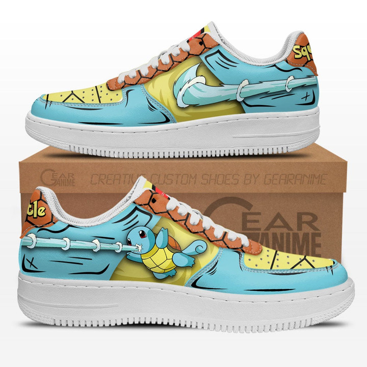 Pokemon Squirtle Air Sneakers Custom Anime Shoes - 1 - GearAnime