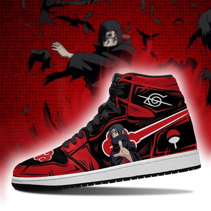 AKT Itachi Sneakers Custom Anime Shoes For Fans - 1 - GearAnime