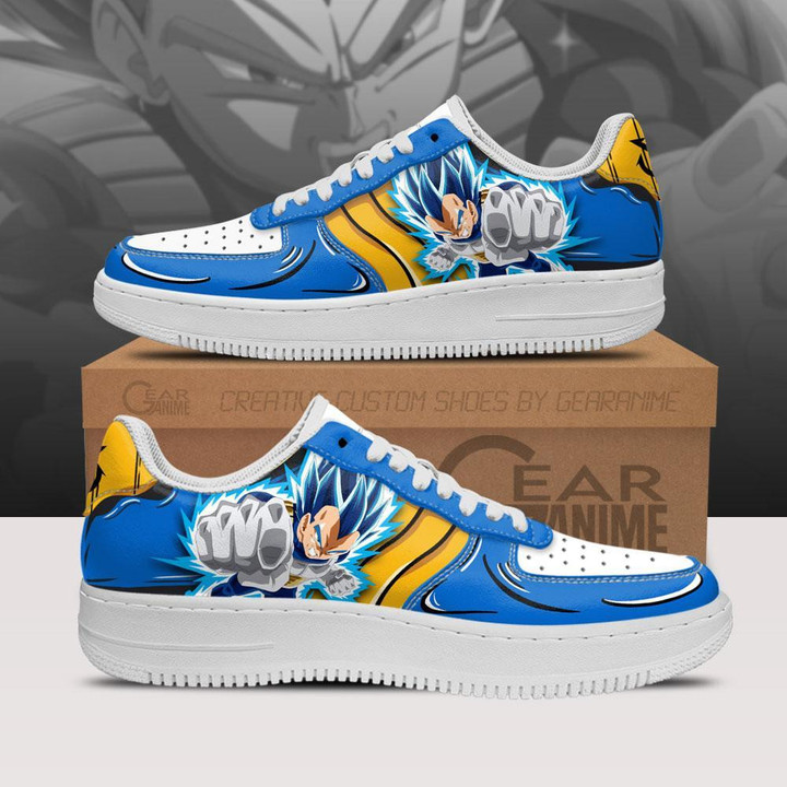 Vegeta Blue Air Sneakers Custom Anime Dragon Ball Shoes - 1 - GearAnime