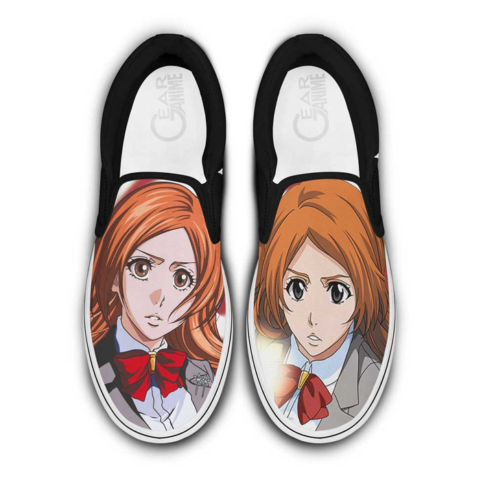Orihime Inoue Slip On Sneakers Custom Anime Bleach Shoes - 1 - GearAnime