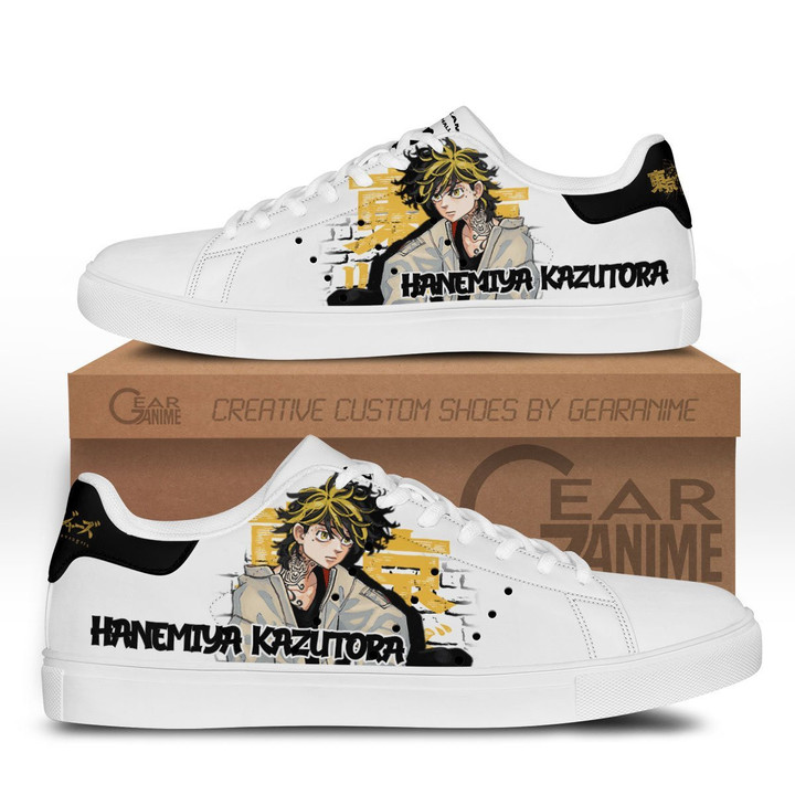 Kazutora Hanemiya Skate Sneakers Custom Anime Tokyo Revengers Shoes - 1 - GearAnime