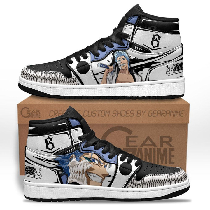 Bleach Grimmjow Jaegerjaquez Sneakers Custom Anime Shoes - 1 - GearAnime