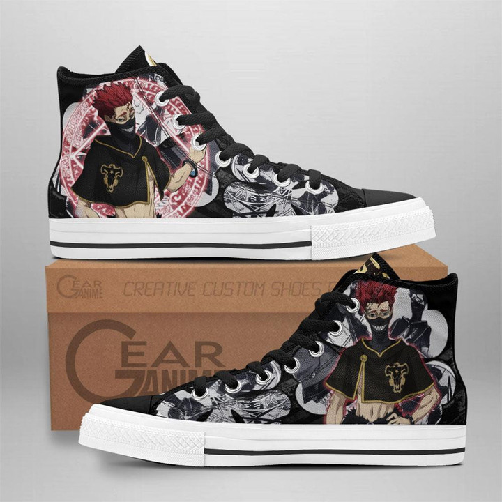 Zora Ideale High Top Shoes Custom Manga Anime Black Clover Sneakers - 1 - GearAnime