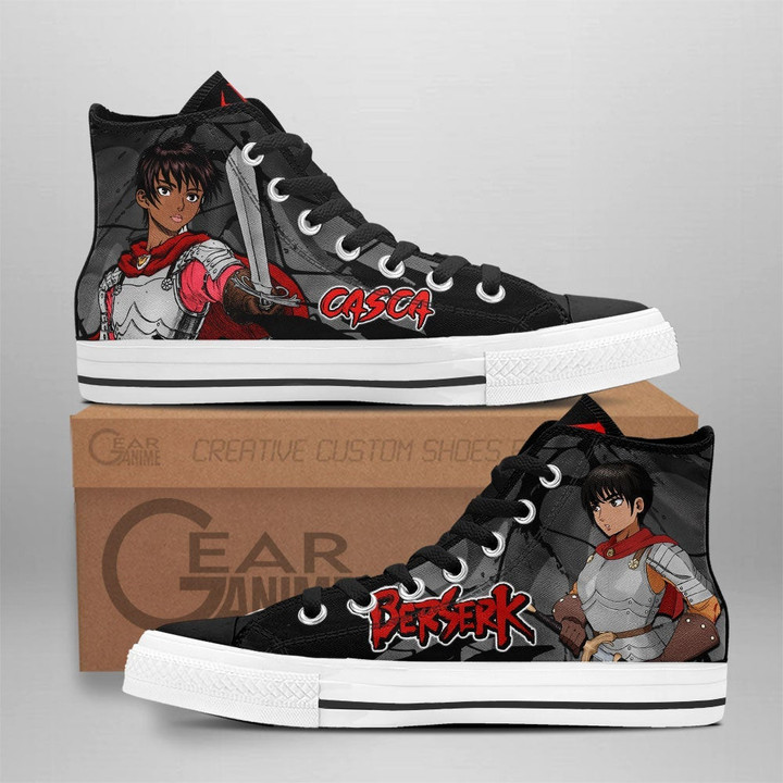 Berserk Casca High Top Shoes Custom Anime Sneakers - 1 - GearAnime