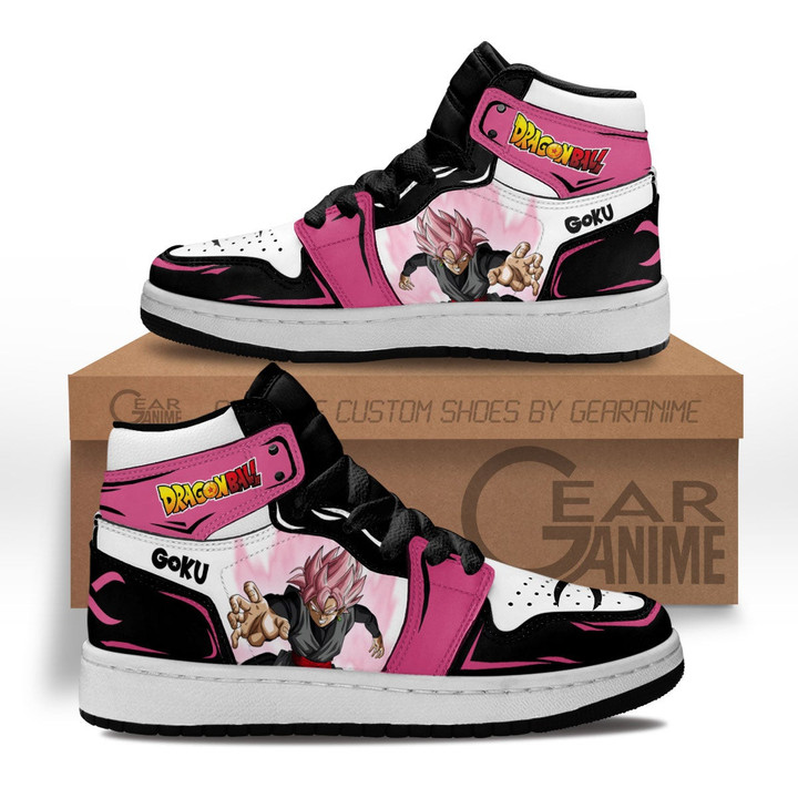 Goku Black Kids Sneakers Custom Anime Dragon Ball Kids Shoes - 1 - GearAnime