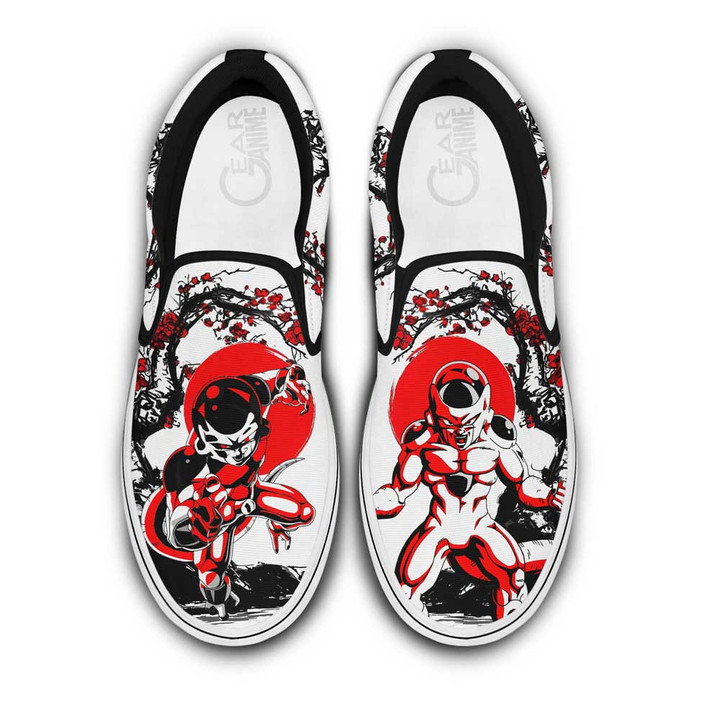 Frieza Slip On Sneakers Custom Japan Style Anime Dragon Ball Shoes - 1 - GearAnime