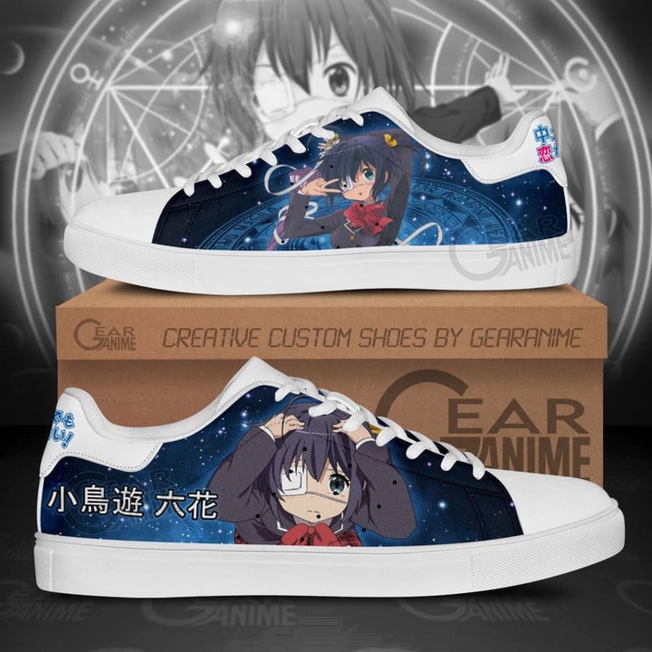 Rikka Takanashi Skate Shoes Custom Anime Shoes - 1 - GearAnime