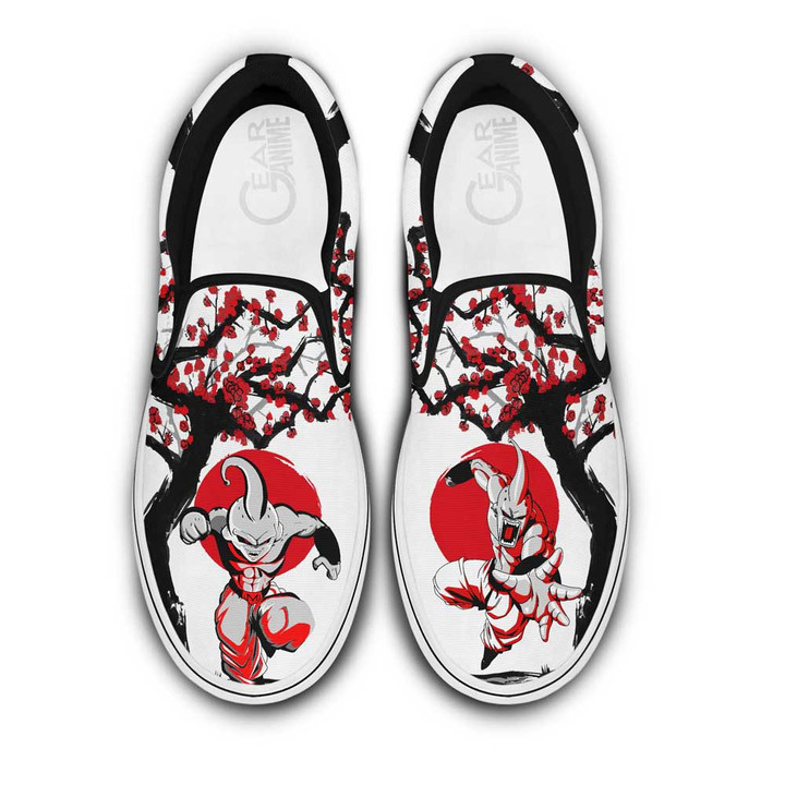 Majin Buu Slip On Sneakers Custom Japan Style Anime Dragon Ball Shoes - 1 - GearAnime