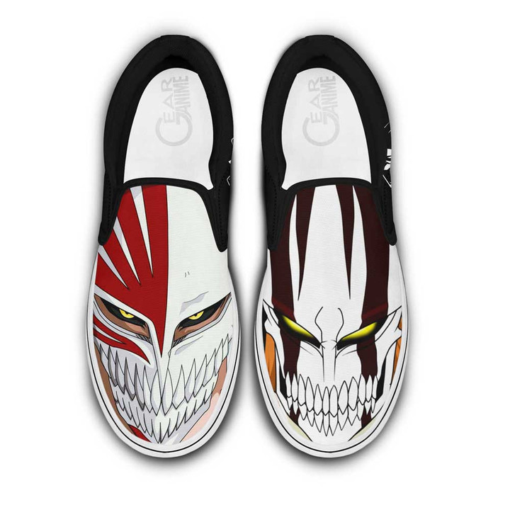 Hollow Ichigo Slip On Sneakers Custom Anime Bleach Shoes - 1 - GearAnime