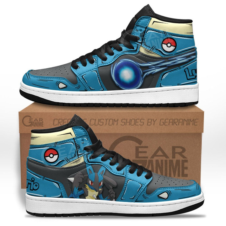 Pokemon Lucario Sneakers Custom Anime Shoes - 1 - GearAnime
