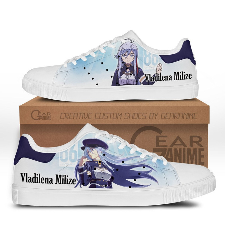 86 Eighty Six Vladilena Milize Skate Sneakers Custom Anime Shoes - 1 - GearAnime