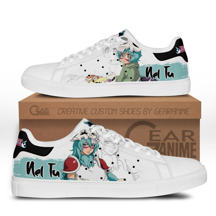 Nel Tu Skate Sneakers Custom Anime Bleach Shoes - 1 - GearAnime