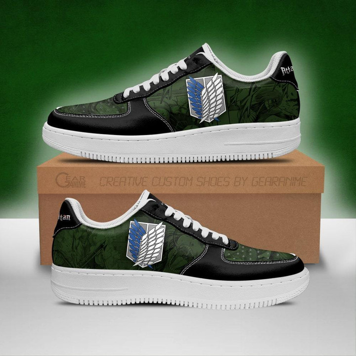 AOT Scout Regiment Sneakers Attack On Titan Anime Shoes - 1 - GearAnime