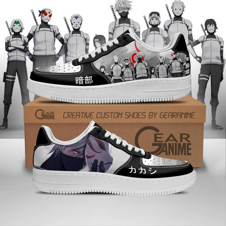 Anbu Black Ops Shoes Anime Custom Shoes PT10 - 1 - GearAnime