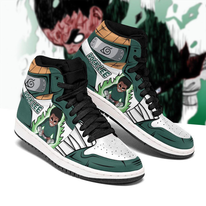 Rock Lee Shoes Power Costume Boots Anime Sneakers - 1 - GearAnime