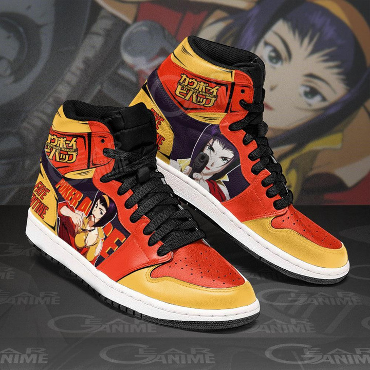 Faye Valentine Sneakers Cowboy Bebop Anime Custom Shoes MN10 - 3 - GearAnime