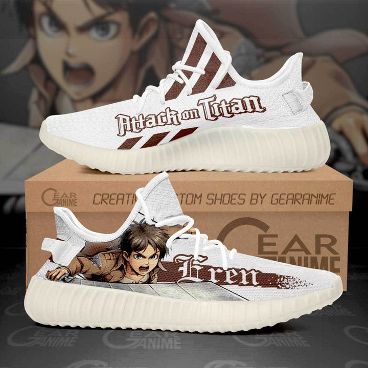 Eren Yeager Shoes Attack On Titan Custom Anime Sneakers - 1 - GearAnime