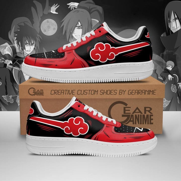 Akatsuki Shoes Custom Anime Shoes PT10 - 1 - GearAnime
