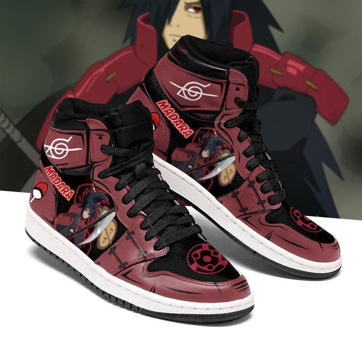 Madara Uchiha Sneakers Custom Fighting Anime Shoes - 1 - GearAnime