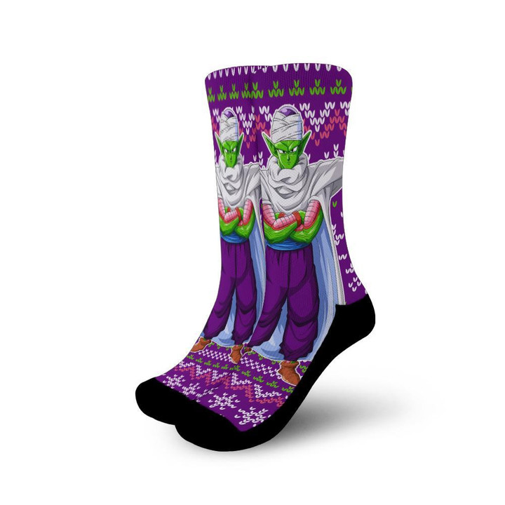 Piccolo Socks Ugly Dragon Ball Anime Socks Gift Idea - 1 - GearAnime