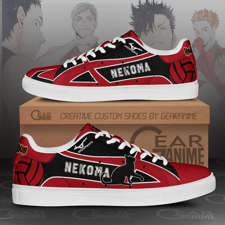 Nekoma High Skate Shoes Haikyuu Anime Custom Shoes PN10 - 1 - GearAnime