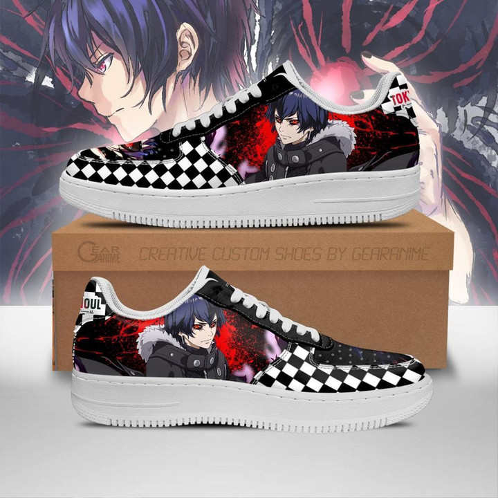 Tokyo Ghoul Ayato Sneakers Custom Checkerboard Shoes Anime - 1 - GearAnime