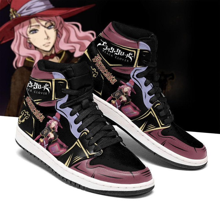 Black Bull Vanessa Sneakers Black Clover Anime Shoes - 1 - GearAnime