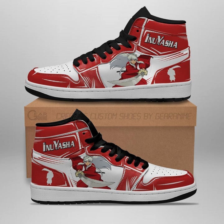 Inuyasha Fight Sneakers Inuyasha Sneakers Leather Shoes - 1 - GearAnime